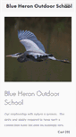 Mobile Screenshot of blueheronoutdoorschool.com